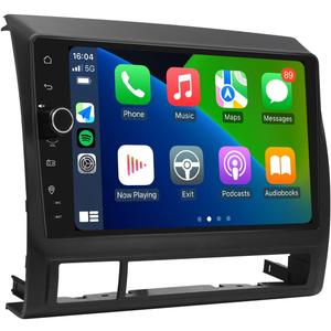 JOYING Car Radio for Toyota Tacoma 2005-2015 Android 13 Car Stereo 9 Inch Head Unit with Carplay & Android Auto, Mirror Link, GPS Navigation, Bluetooth, Volume Knob(JY-TT187N8) (8GB+128GB)