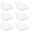 Kichvoe Clear Mouths Masks: 20pcs Anti Fog See Through Transparent Plastic Masks Spit Reusable Nose Mouth Cover for Restaurants, Nail Salons, Beauty salons, Barber Shops (Individually Packaged)