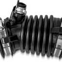 Engine Air Intake Hose Tube With Clamps Compatible With 2012-2015 Honda Civic 1.8L 2013-2015 Acura ILX 2.0L 2.4L Replaces Part #17225-R1A-A01