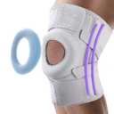 SUJAYU Knee Brace for Arthritis Pain and Support, Knee Brace for Meniscus Tear, Knee Braces for Knee Pain Women & Men, Knee Compression Sleeve for Knee Pain (Grey)