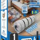 Mattress Vacuum Bag for Moving,Mattress Vacuum Seal Bag with Straps, Heavy Duty Mattress Storage Bag,((1 Queen/Full/Full-XL)