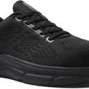 Wide Steel Toe Shoes for Men Orthopedic Safety Shoes with Arch Support, Waterproof Non Slip Work Shoes Comfortable Cushioned Walking Shoes, Size 8.5 M