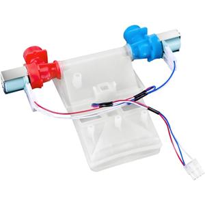 Upgrade W11101906 W11210463 Washer Water Inlet Valve Fit for Whirlpool Amana Maytag Roper W10869803 W10701461 W10883458 AP6329219 W11038696 NTW4516FW3 NTW4516FW4 NTW4655EW1 NTW4665GW0 by Techecook