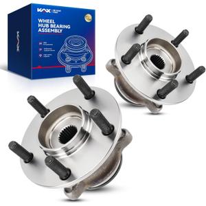 KAX 512564 Pair Rear Wheel Bearing Compatible with Mitsubishi Outlander Sport 2013-2020 4WD, Mitsubishi Outlander 2014-2020 AWD, Mitsubishi Eclipse Cross 2018-2020 AWD,5 Lugs