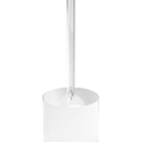 Acrylic End Table, Modern Minimalist Acrylic Side Tables, Clear Side Table for Living Room, Bedroom, Office, Drink Table (12" D x 12" W x 21" H, Transparent)