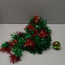 Syhood 37 Pcs 2.36 Inch Whimsical Christmas Tree Ornaments Balls Lime Green Bendable Christmas Tree Decorations Ornaments (Classic Style)