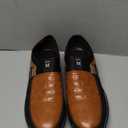 Men's Casual Dress Oxford Shoes Business Office Loafers Leather Fashion Dress Sneakers Comfort Walking Driving Shoes (7, Orange)