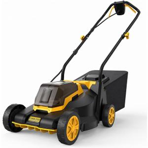 20V 14-Inch Brushless Lawn Mower Compatible with DEWALT 20V MAX Battery (No Battery), Electric Lawn Mower with 3-Height Adjustment, up to 3800 RPM Brushless Motor, Ideal for Small Space