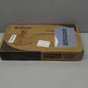 Single LCD Computer Monitor Free-Standing Desk Stand Mount Riser for 13-inch to 32-inch screen with Swivel, Height Adjustable, Rotation, Vesa Base Stand Holds One (1) Screen up to 77Lbs (HT05B-001) (Black)