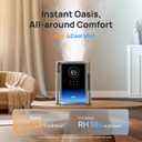 DREO 8L Smart Humidifier Large Room 600ft, HM717S, 80H Runtime Supersized Warm and Cool Mist Humidifiers for Bedroom Baby, 28dB Quiet Air Humidifier for Plants Indoor, Home, Whole House, Silver