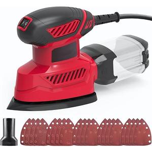 Hand Sanders for Wood, 14,000 RPM Compact Electric Sander Tool with 20 Pcs Sandpapers and Upraged Dust Box, Electric Sanders for Wood, Detail Sander for Sanding, Polishing, Removing Paint in Home Hand Sanders for Wood, 14,000 RPM Compact Electric Sander Tool with 20 Pcs Sandpapers and Upraged Dust Box, Electric Sanders for Wood, Detail Sander for Sanding, Polishing, Removing Paint in Home