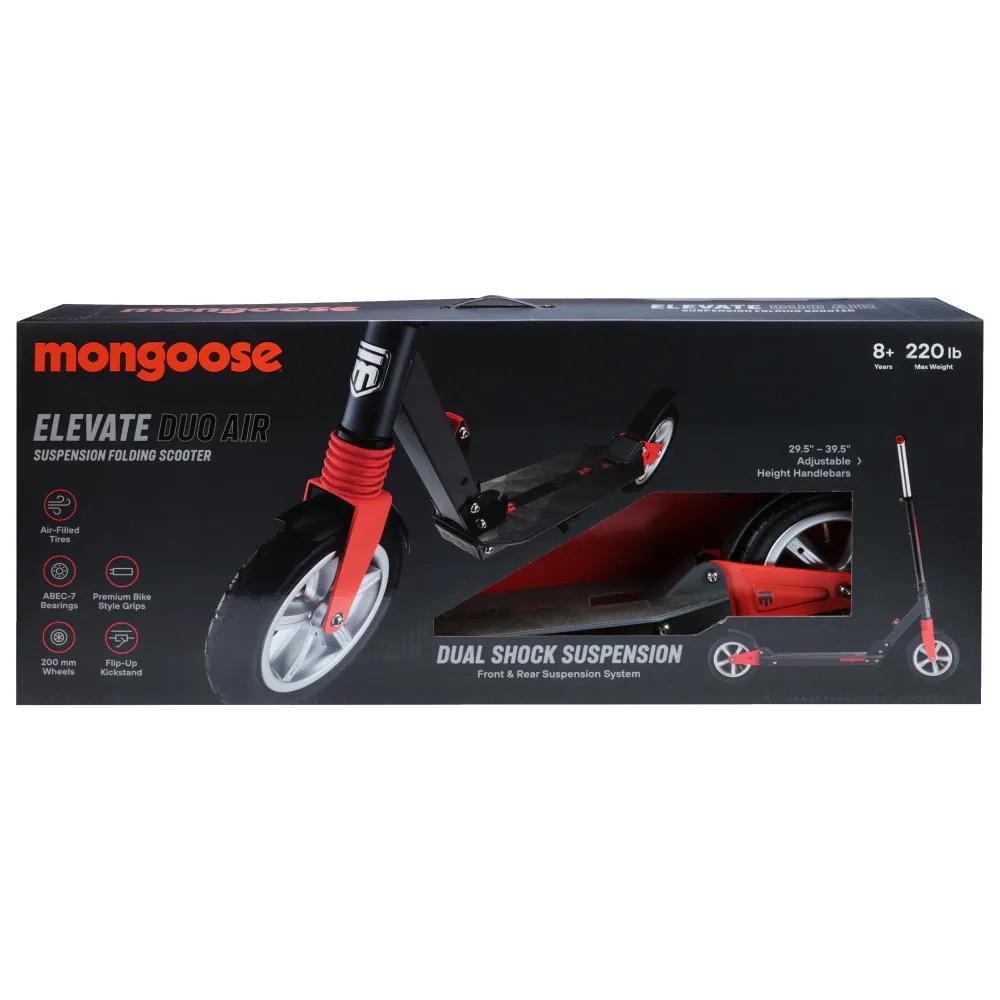 Mongoose React Electric Kids Scooter, Boys & Girls Ages 8+, Max Speed 6-15 MPH, Aluminum Handlebars and Frame, Rear Foot Brake, Battery and Charger Included