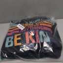 In A World Where You Can Be Anything BE KIND Vintage Teacher Pullover Hoodie, S