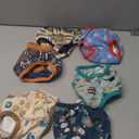 Mama Koala 3.0 Cloth Diapers for Babies, 6 Pack One Size Washable and Reusable Pocket Diapers for Newborns and Toddlers (Food Meeting)