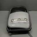 Henkelion Backpack Carrier/Bubble Carrying Bag for Small Medium Dogs Cats, Space Capsule Pet Carrier for Hiking, Travel, Airline Approved- Black