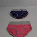 ASIMOON Women's High Waisted Cotton Underwear Tummy Control Panties Soft Full Coverage Ladies Briefs  6 Pack L