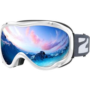ZIONOR Lagopus B1 Ski Goggles OTG Anti fog Snow Goggles UV Protection Snowboard Goggles for Men Women Adult Youth