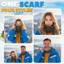 Winter Neck Warmer for Men & Women, Fleece Neck Gaiter Face Scarf, Hunting essentials Nose Warmer, Outdoor Gear Mask (Grey)