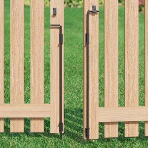 36" Heavy Duty Cane Bolt Gate Drop Rod, Extra Thick Gate Ground Latch Hardware for Wood PVC Vinyl Metal Fences Gates, Wrought Iron Doors Stopper Gate Latches, Black Finish, 2 Pack 36" Heavy Duty Cane Bolt Gate Drop Rod, Extra Thick Gate Ground Latch Hardware for Wood PVC Vinyl Metal Fences Gates, Wrought Iron Doors Stopper Gate Latches, Black Finish, 2 Pack