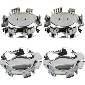 4pcs 9596007 9595152 20 inch Wheel Center Caps for 2007-2014 Chevy Tahoe Suburban Avalanche Silverado LTZ LS LT, Hubcaps Cover for 5-Spoke Wheel Rims # 909019