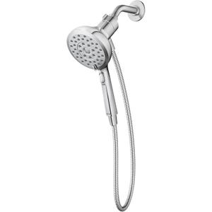 Moen Verso Handshower, Detachable Round Shower Head with Magnetix Docking System, 60" Hose, Chrome, 220H2