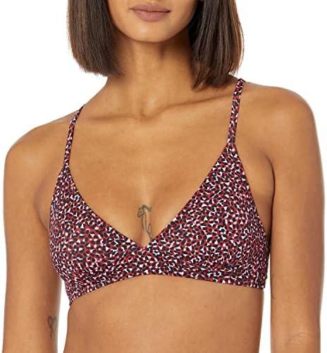 Amazon Essentials Women's Light-Support Classic Bikini Swimsuit Top, M