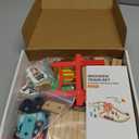 Tiny Land Wooden Train Set for Toddler - 39 Pcs- with Wooden Tracks Compatible with Major Brands - Expandable, Changeable-Train Toy for 3 4 5 Years Old Girls & Boys