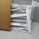 Regalo Safety 29-38.5" Baby Gate for Doorways & Bottom of Stairs, Pressure Mounted Baby Gate with Door for Babies, Toddlers & Pets, Tested & Safe for 30 Years, American Designed, American Owned, White