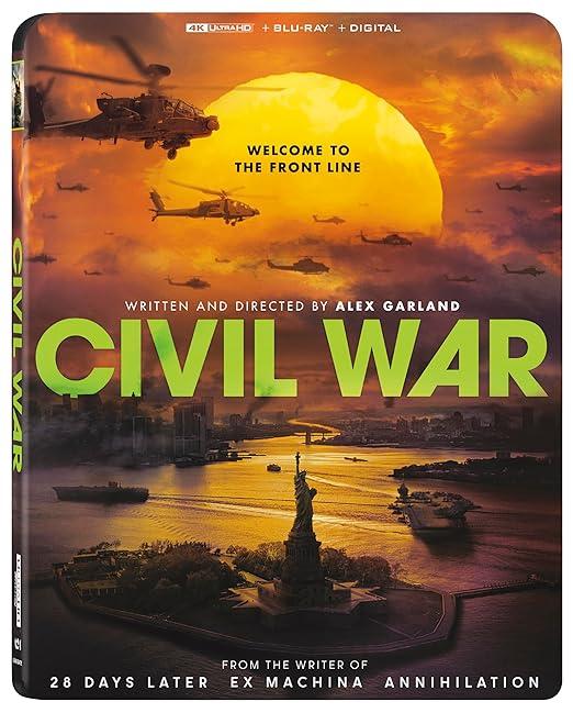 Civil War - BLURAY, Digital, 4K ULTRA HD