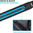 Running Belt Fanny Pack, Running Waist Pack for Women & Men USA Patented Hands-Free Reflective Runner Pouch Belt Fitness Workout Bag No-Bounce Adjustable Sport Travel Fanny Pack Cell (Blue)