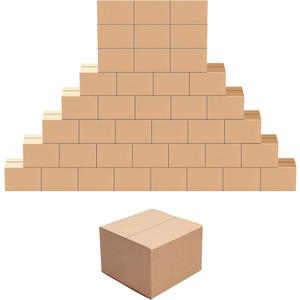 EdenseeLake 40 Pack 6x6x4 inches Shipping Boxes Small Cardboard Boxes for Packing, Moving, Mailing, Brown