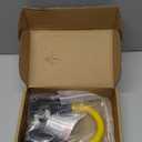 TT-30P to L14-30R 30 Amp Generator Adapter Cord Compatible with Nema, 3prong Male to 4prong Locking Female Generator Transfer Switch House Inlet Box Adapter, STW 10 Awg/3c, 1ft, Etl Listed