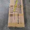 Bellemave Twin XL Loft Bed Frame with Storage Stairs, Beside Shelf & Wardrobe, Metal Loft Bed Twin XL with USB Ports & LED Light, Large Under-Bed Space Loft Beds for Adults, Teens, Kids, Black Natural