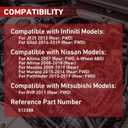 512388 2PCS Rear Wheel Bearing and Hubs Assembly Set Compatible with Nissan Altima, Maxima, Murano, Pathfinder, Mitsubishi RVR 2011, Infiniti JX35 2013, QX60 2014 2015 2016 2017 2018 2019