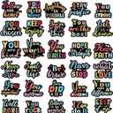 Copkim 30 Pcs Motivational Refrigerator Magnets with Inspirational Sayings Funny Inspirational Magnets for Locker Fridge Encouragement Gifts (Novel Style)