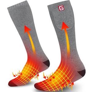 Electric Heated Socks for Teenagers Youth,Rechargeable Battery Powered Operated Heated Socks for Middle Senior High School