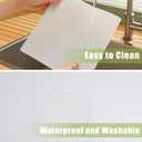 Shelf Liner 36 Inches Wide, Non-Slip Cabinet Liner Thickened, Washable Under Sink Mat, Non Adhesive Drawers Liner for Kitchen Cabinet, Shelves, Refrigerator, Desks, Clear, 36 Inches x 20 FT, 36"W x 240"L