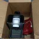 Smart Bird Feeder with Camera Solar Powered, 2K HD Video, AI Bird Species Identification, Instant Arrival Alerts, Weatherproof Design for Effortless Birdwatching, Best Gift for BirdLovers, Red