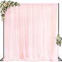 Fomcet 10FT x 10FT Backdrop Stand Heavy Duty with Base, Black Portable Adjustable Pipe and Drape Backdrop Stand Kit, Square Metal Arch Party Frame for Wedding Birthday Parties Banquet Decorations