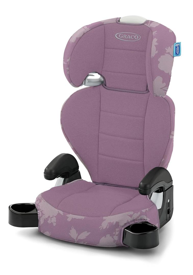 Graco TurboBooster 2.0 Highback Booster Seat, Lilac Mod Graco TurboBooster 2.0 Highback Booster Seat, Lilac Mod