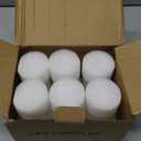 DRomance Flameless LED Pillar Candles with 10-Key Remote and Timer 6 Pack Real Wax Battery Operated Candles 3D Wick Flickering Warm Light Wedding Dinner Holiday Decor(White, 1.9" D x 4.5" H)