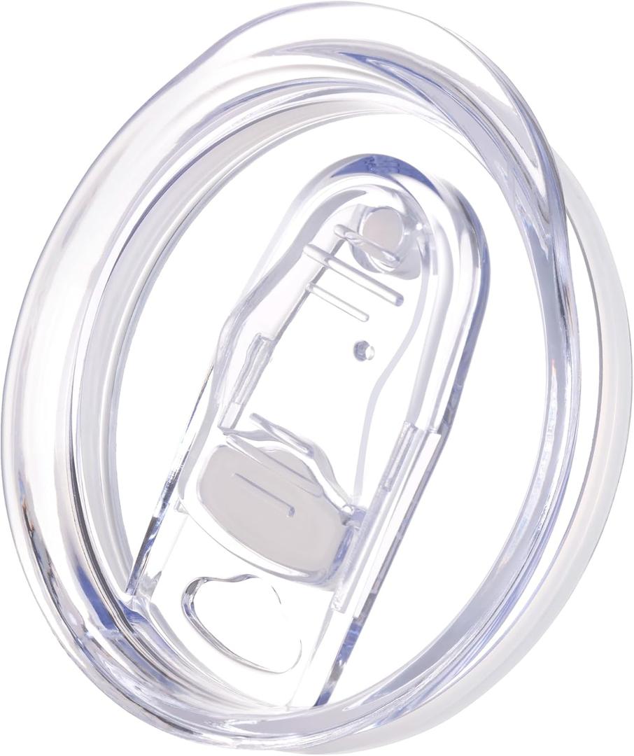 Wine Tumbler Lids, 12 oz Spill Proof 2.9 inch Diameter Lids for Wine Mugs Only