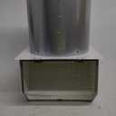 8 Inch Hooded Wall Vent with Screen and Damper, Wall Exhaust Vent Cover Cap for Exterior Ventilation and Outdoor Air Exhaust Kitchen Range Hood Dryer, Galvanized Steel, White