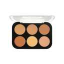 6 Colors Concealer Correct Contour Palette Cream Smooth Full Coverage Corrector Long Lasting Natural Moisturizing Correcting Concealer Palette (02 Medium)