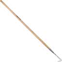 Berry&Bird 63'' Long Handle Crevice Weeding Tool, Stainless Steel Crack Weeder Crevice Weeding Sickle Tool, L-Shaped Manual Weeder Puller for Garden, Lawn, Yard, Sidewalk, Narrow & Wall Gaps