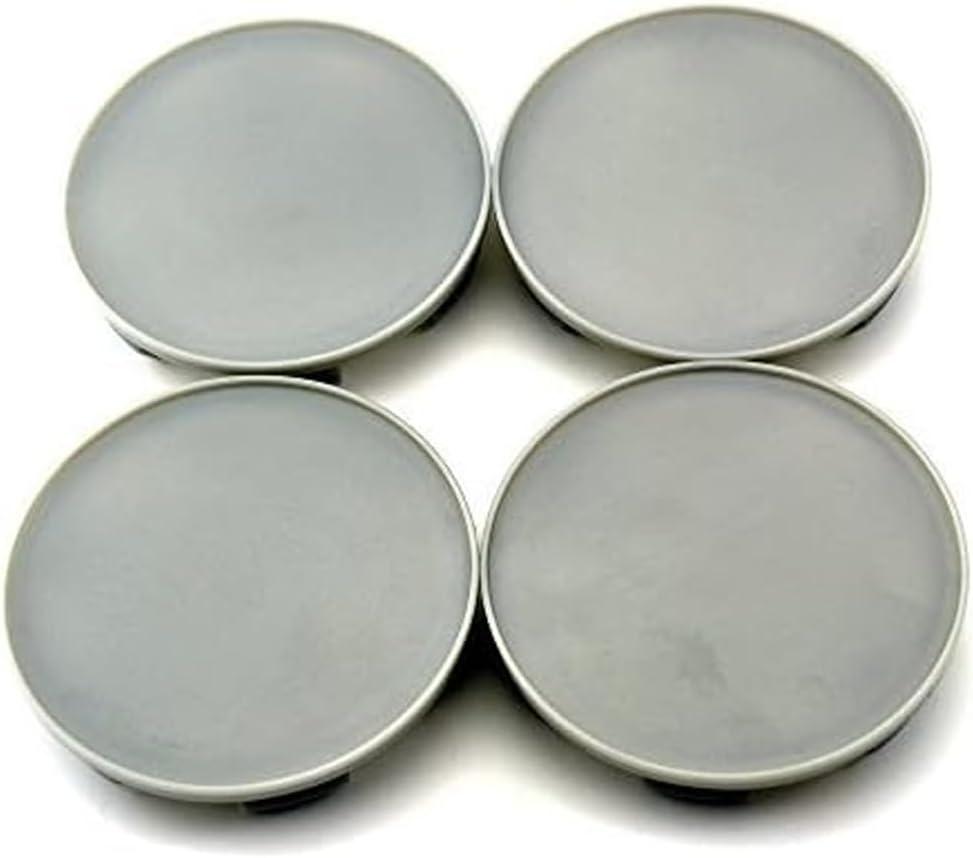 RTrhinoTuning 4pcs 70mm/64mm Wheel Center Caps Compatible with Element/Odyssey Alloy 5 Spoke Accord/CR-V Wheel OD:70mm/2.76",ID: 64mm/2.52" Rim Cap Gray Base