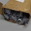 AKTOP Room Divider Curtain Rod, No Drilling Privacy Room Separator for Space Partition, 4-10.5ft(H) 29-73(W) Adjustable Heavy Duty Floor to Ceiling Wall Divider Tension Rod for Room Separation, White