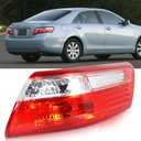 Passenger Side Tail Light Assembly Replacement for Toyota Camry 2007-2009 Right Rear Brake Tail Lamp 8155006240 8155133340
