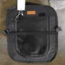 Dog Transporter with Wheels, Large Dog Trolley for Dogs and Cats, 18 kg, Rolling Pet Carriage with Large All-Terrain Wheels (Black)