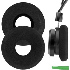 Geekria Comfort G-Cush Big Bowl Ear Pads for Grado PS1000 GS1000 GW100x, Upgrade Large Over-Ear Cushions for Grado SR60 SR80 SR80e SR80i SR125 SR225 Headphones (Black)